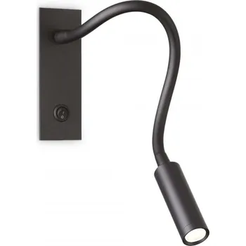 Nástěnné svítidlo Ideal Lux 272030 LED zápustné nástěnné svítidlo Io Ap 1x3W | 300lm | 3000K - černá + Trio 983-3400 3x LED žárovka TROPFEN 1x4W | E14 | 470lm | 3000K