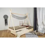 Vyspimese.CZ Dětská postel Indián s přistýlkou 80x180 cm, lak