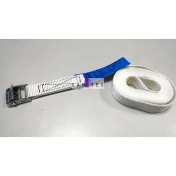 Upínací popruh Rychloupínací PES popruh 20mm se sponou 20B-1-KL 200kg, délka kompletu 4,5 m, barva bílá