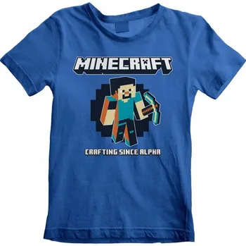 Chlapecké tričko Minecraft Crafting since Alpha - dětské tričko - S