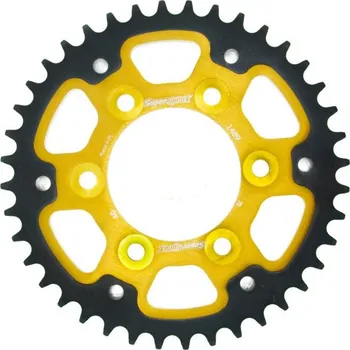 Řetězová sada pro motocykl Rozeta SUPERSPROX STEALTH RST-1489:40-GLD zlatá 40 zubů, 525