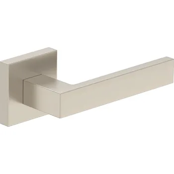 Dveřní kování Klika Qubik K - saténový nikl velvet (komplet 2ks)