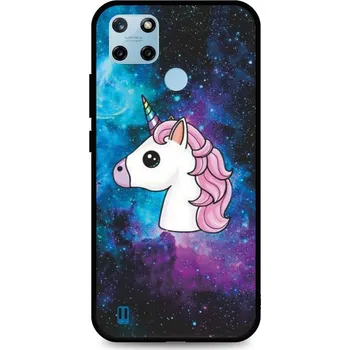 Pouzdro na mobilní telefon Kryt Realme C25Y pevný Space Unicorn (obal neboli pouzdro na Realme C25Y)