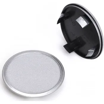 Alu kolo Středová krytka alu kola Ø 55/69 mm, Audi A01-GS, plast, stříbrná bez loga