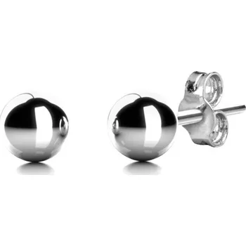 Náušnice Zlatnictví Helios Bílé zlato pecky bez kamenů