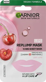 Péče o rty Garnier Skin Naturals Replump Mask 5 g Cherry