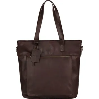 Kabelka Dámská kožená kabelka Burkely Jade - tmavě hnědá