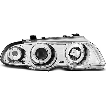 Přední světlomet TUNING-TEC Přední světla BMW E46 Sedan Touring 98-01 Angel Eyes - chrom