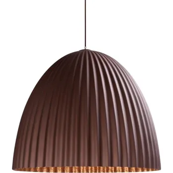 Nordic Design Hnědo měděné kovové závěsné světlo Liss 70 cm