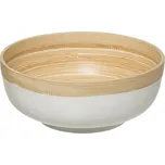 5five Simply Smart Salátová mísa MODE, bambusová, bílá, 20 cm