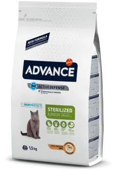 Krmivo pro kočku ADVANCE Cat Sterilized Junior 1,5 kg