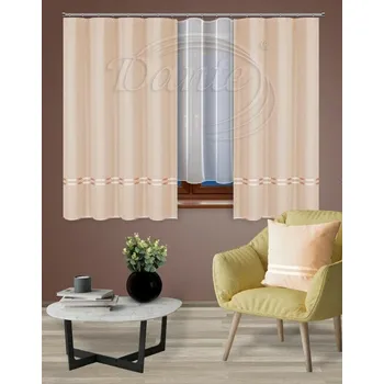 Dekorativní polštářek Dante Závěs KATRYN pudrový - 50 x 50 cm