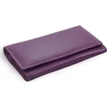 Fialová dámská kožená psaníčková peněženka Elizbeth
