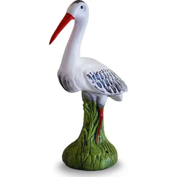 Vánoční dekorace Keramická soška do zahrady - Čáp