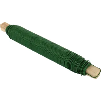 Vázací drát Drát vázací zelený 0,6mm - 100g