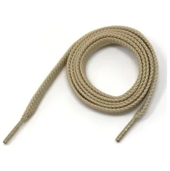 Tkaničky do bot Široké tkaničky do bot, jeden pár - Khaki, 120 cm