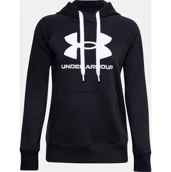 Dámská mikina Mikina Under Armour Rival Fleece Logo Hoodie-BLK 001 XS
