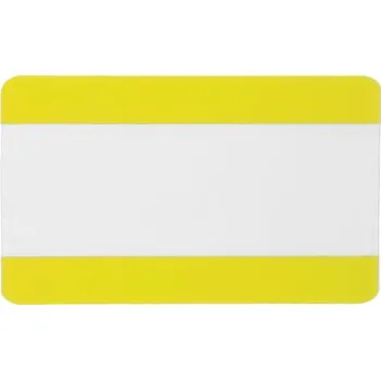 Uzavřená samolepicí podlahová kapsa, 1/2 A4, žlutá