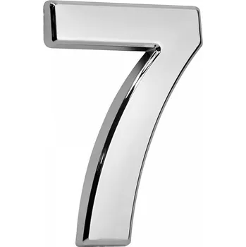 Domovní číslo Magic Home Domovní číslo - 7, ABS, STŘÍBRNÁ 70 x 100 mm