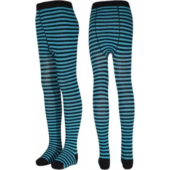 Trepon Bambusové punčocháče pruhované Bopik Barva: tyrkysová, Velikost: 110-116