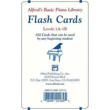 Alfred's Basic Piano Library Flashcards 1A-1B 615140