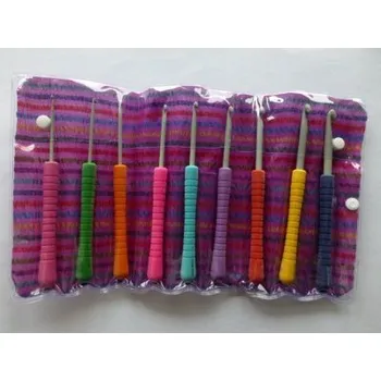 Nástroj na niť a příze Sada háčků Pony s ručkou 9 ks (Sada háčků Pony s ručkou 9 ks)