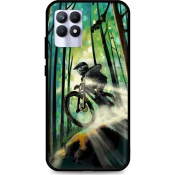 Pouzdro na mobilní telefon Kryt Realme 8i silikon Mountain Bike (obal neboli pouzdro na Realme 8i)