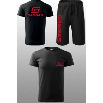 Tepláková souprava s krátkým rukávem GASGAS Kraťasy velikost: XL, Triko velikost: 2XL