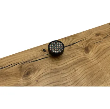 Nábytkové kování In-Design Nábytková knopka Bianco černá, motiv mozaika V93