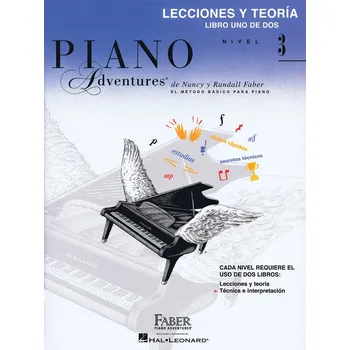 Španělský jazyk Faber Piano Adventures: Lecciones y Teora 3 - Libro Uno de Dos Nivel 3 979785