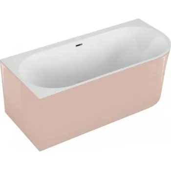 Vana Polimat Sola 160x75 volně stojící akrylátová vana, růžová Délka vany: 160cm, Orientace: Levá