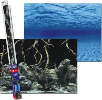 Dekorace do akvária Aqua Nova Akvarijní oboustranné pozadí kořeny/voda 100 x 50 cm