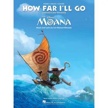 Alessia Cara: How Far I'll Go (from Moana) - PVG - psn pro zpv, klavr s akordy pro kytaru 984419