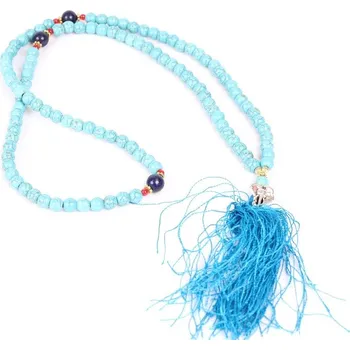 Náhrdelník Mala tyrkysová s Ganéšou