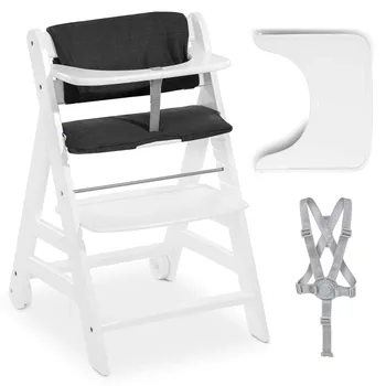 Jídelní židlička Hauck Alpha Beta+ 2022 White