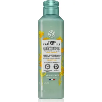 Odličovač Yves Rocher Pure Camomille zklidňující odličovací mléko 2v1 200 ml