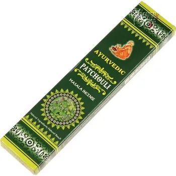 Vonná tyčinka Ayurvedic Patchouli indické vonné tyčinky 15 ks