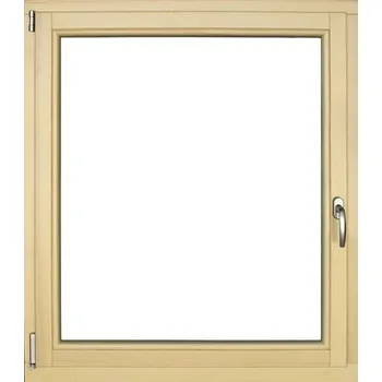 Okno Dřevěné okno lakované borovice 105 x 120 cm levé trojsklo