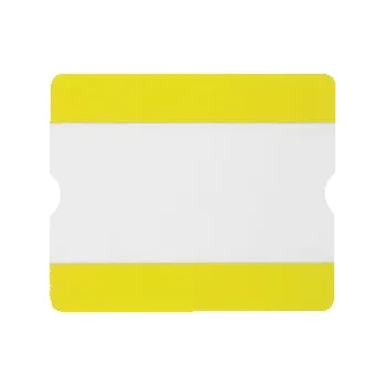 Otevřená samolepicí podlahová kapsa, 1/3 A4, žlutá