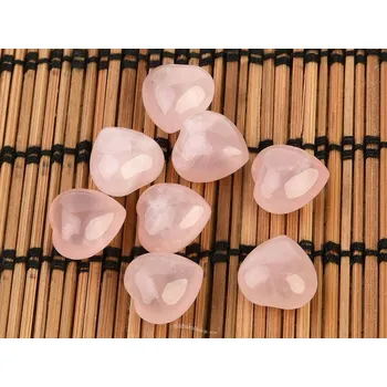 Přírodní kámen Srdce růženín 15mm