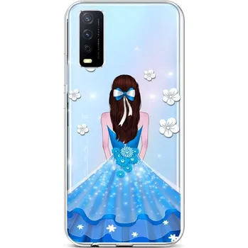 Pouzdro na mobilní telefon Kryt Vivo Y11s silikon Blue Princess (obal neboli pouzdro na Vivo Y11s)