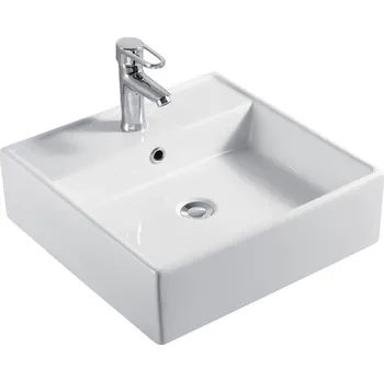 Umyvadlo Okna Macek Umyvadlo na desku - UM.476, 47 cm, keramické, lesklá bílá