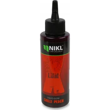 Návnadové aroma Nikl Carp Specialist Lum-X Red Liquid Glow 115 ml Chilli & Peach