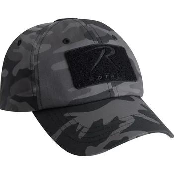 Pokrývka hlavy ROTHCO Čepice TACTICAL BLACK CAMO