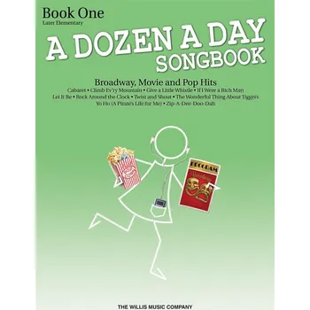 A Dozen A Day Songbook - Book 1 - zkladn a stedn pokroil rove pro klavr 996021