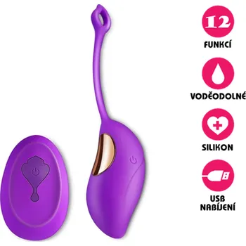 VšeNaSex.cz Bezdrátové vibrační vajíčko USB Mango Egg fialové