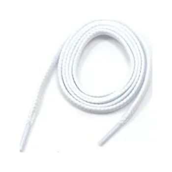 Tkaničky do bot Široké tkaničky do bot, jeden pár - Bílé, 140 cm