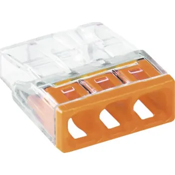 WAGO svorka 3 x 0,5-2,5 mm2, balení 100ks