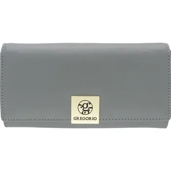 Peněženka Dámská kožená peněženka GREGORIO GS-100 šedá
