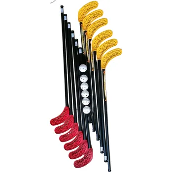 Florbalová hůl Školní florbalový set s taškou, hokejky 80 cm
